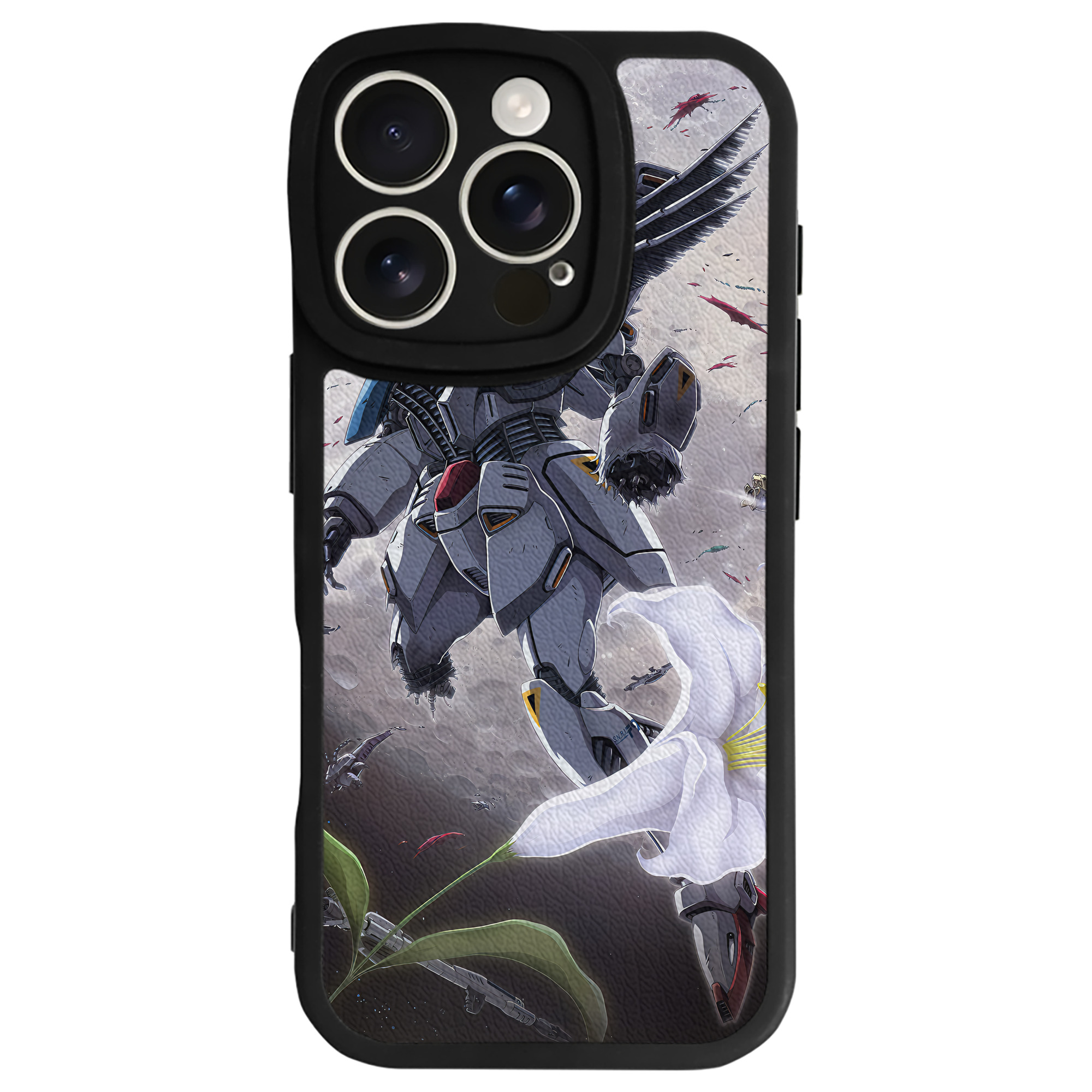 （画像用） 機動戦士ガンダム Mobile Suit Gundam 【iPhone 16シリーズ対応】シリコンスマホケース（レザー調） 材質：シリコン